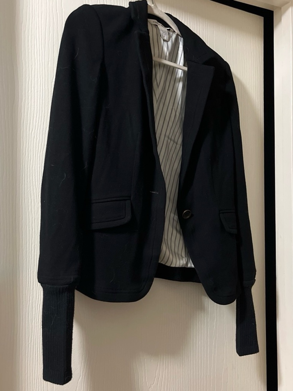 Diane Von Furstenberg Black Women's Tailored Blazer